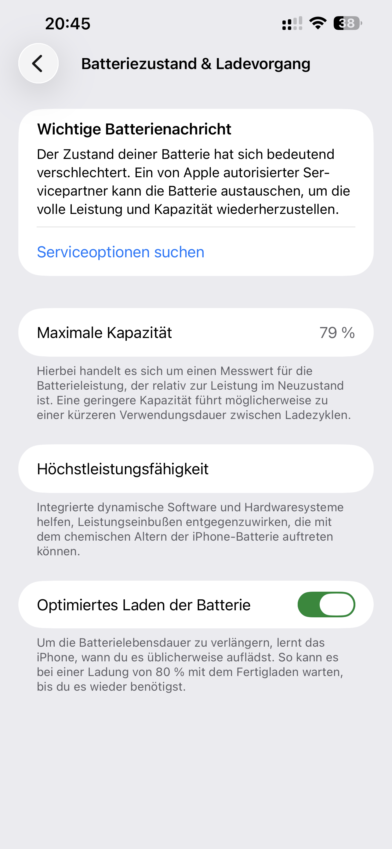 Batteriezustand