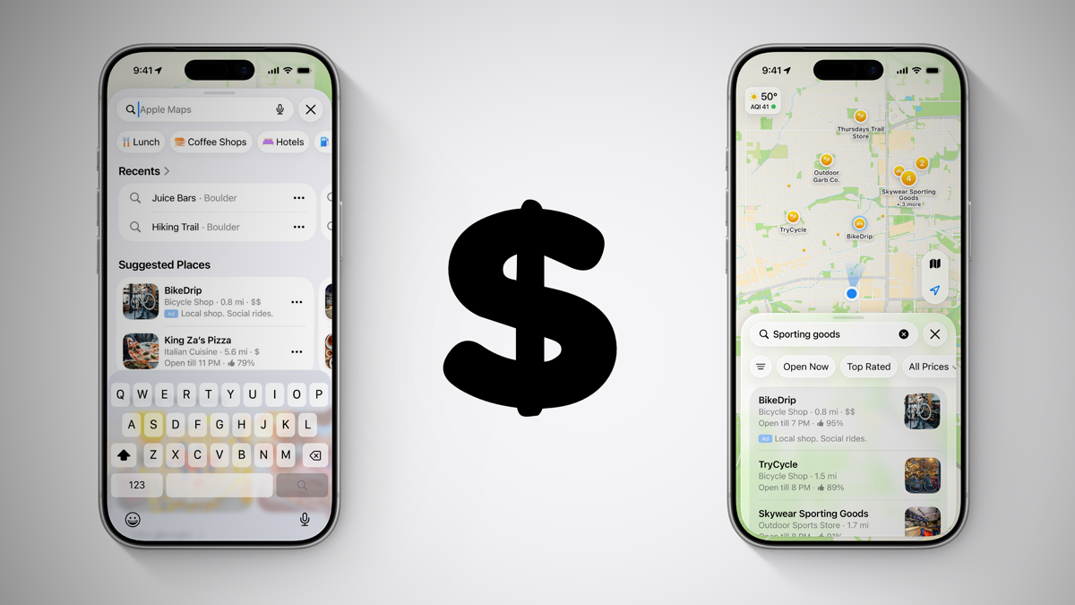 Apple Maps: Die Reklame ist da – zunächst in zwei Märkten