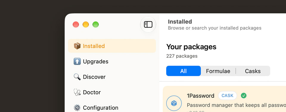 Homebrew 7: Mehr Sicherheit, schneller und mit Mac-App