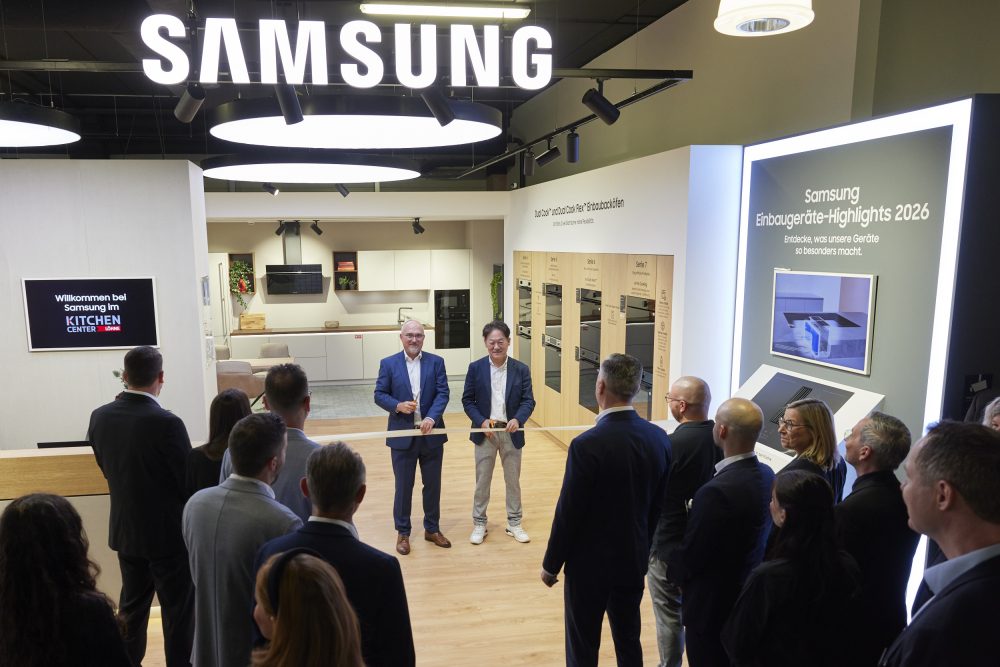 Fest verbaut, langfristig gedacht: Samsung bekennt sich zum Küchenfachhandel
